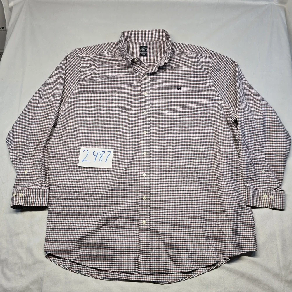 brooks brothers original polo button down shirt Men Size 4XLT - Picture 8 of 8
